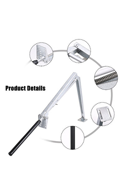 Morvena Picks Deschidetor automat de aerisire pentru seră de fier, capacitate...
