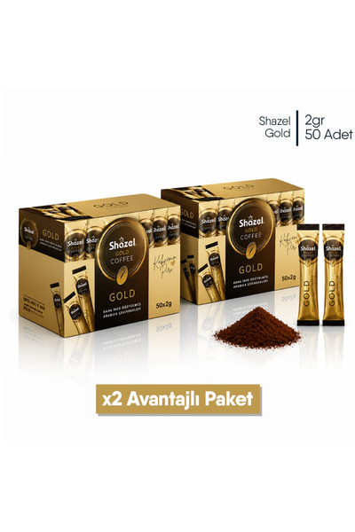 Shazel Gold |   2 Gr X 50 Pieces |   2 Boxes