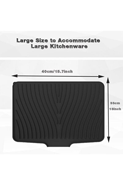 STARSTAR Suitable for Draining Mat Silicone Built-in Drain Non-Slip Easy Clea...
