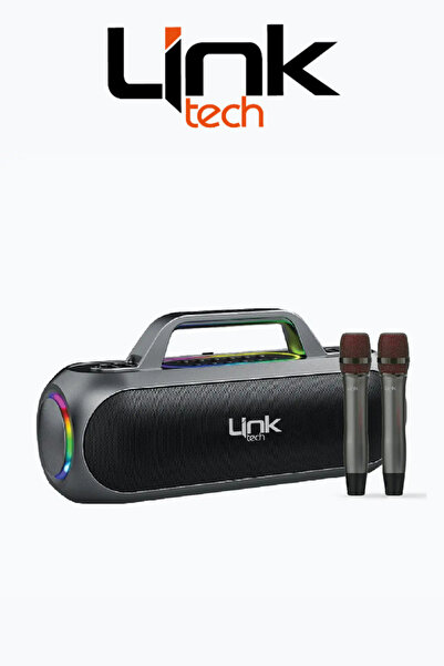 Linktech M420 Premium Çift Mikrofonlu RGB Işıklı 180W Ses Gücü Ekstra Bas Blu...