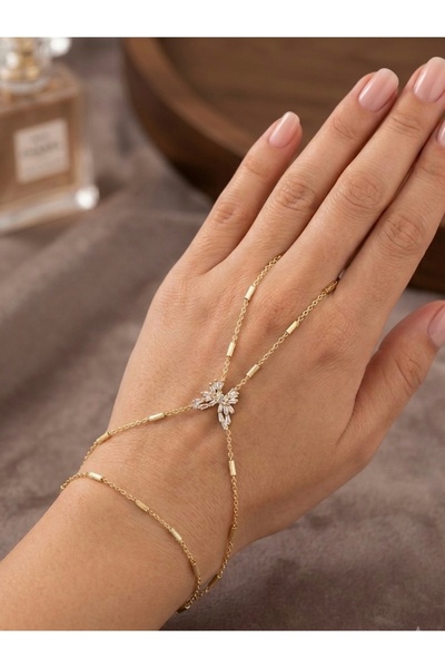 saaden jewelry SAADEN KELEBEK DETAYLI ŞAHMERAN