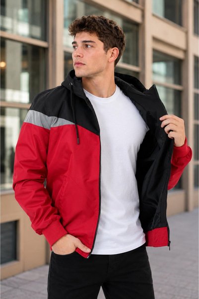 ByTrend Bill Triangle Piece Hooded Seasonal Coat 1220_60124-1