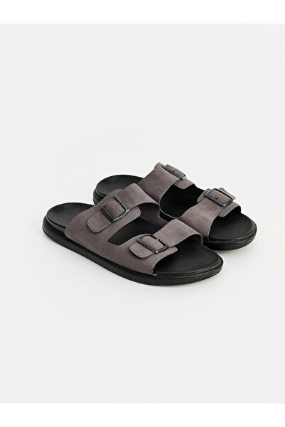 LC Waikiki Ανδρικές παντόφλες NEVAVM με διπλή ρυθμιζόμενη αγκράφα και διαφορε...
