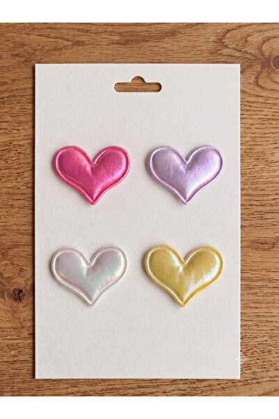 Jeevee Set of 4 Baby Hair Clips - Heart-Shaped Clips for Babies with No Hair ...