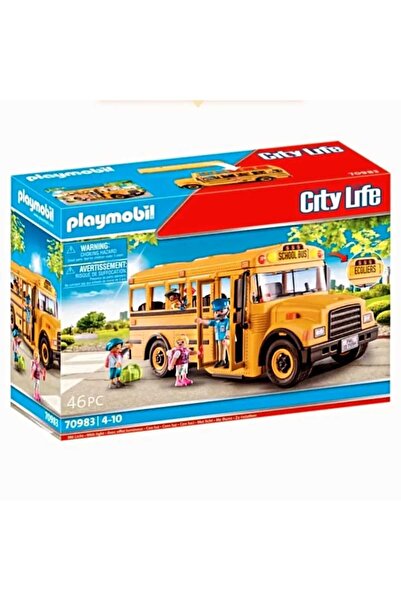 Playmobil City Life School Bus Toy Set , Great Fun Activity for Kids