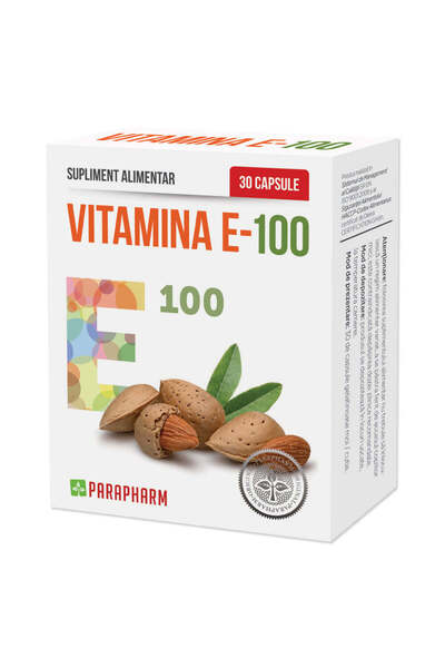 Parapharm Vitamin E-100 Supplement, 30caps