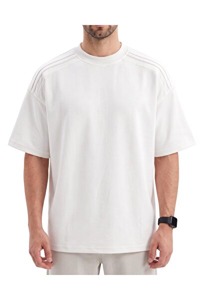 Future Fit No.22 Wear Men's Oversized Cotton Blend T-Shirt with Structured Sh...
