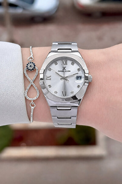 Daniel Klein Silver Renk 30 Mm 24 Ay Garantli Kadın Kol Saati