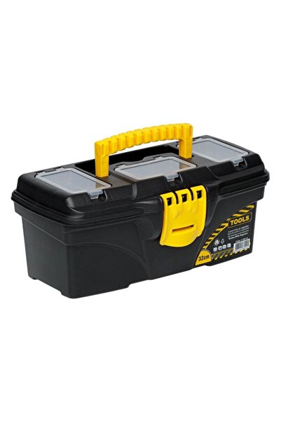 BAMI NETWORK Cutie unelte compartimentata plastic NegruGalben 32x17x14 cm