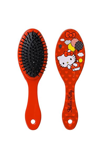 BAMI NETWORK Perie par ovala copii Hello Kitty rosie 18cm 4+ ani