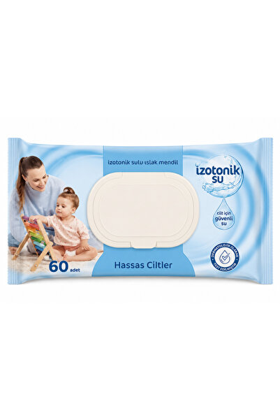 NW NessiWorld Isotonic Water Cotton Sensitive Wet Towel Wipes 60's