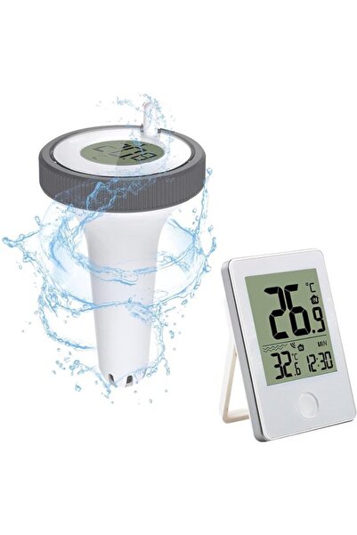 STARSTAR Swimming pool thermometer, easy to read, indoor temperature and humi...