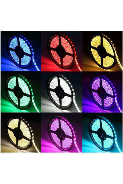 STARSTAR 2-meter LED light strip, RGB color-changing LED light strip, IP20 pr...