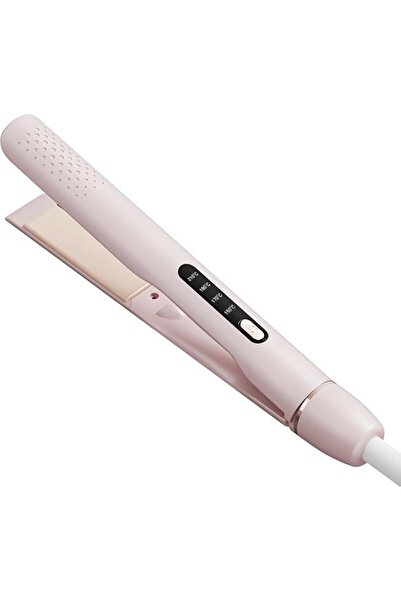 STARSTAR Pink hair straightener - 2-in-1 - Fast heating - Straightens/curls h...