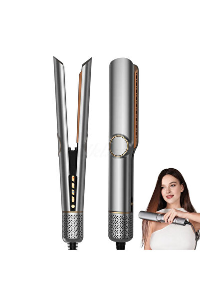 STARSTAR 1500W Professional 2-in-1 Hair Dryer & Straightener Comb with Hot/Co...