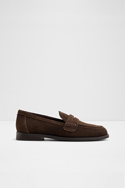Aldo GENOA - Kadın Hakiki Deri Kahverengi Kalın Topuklu Loafer