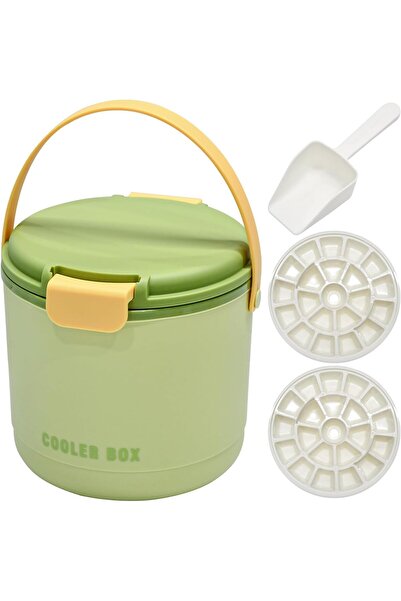 OEM Set of 2 ice cube trays with lid, container, and scoop