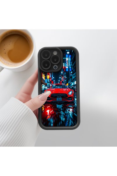 CHICASELUX Tecno Pova 6/Pova 6 Pro Compatible Fast Car Aesthetic Silicone Cover, Modern Style, Stylish for Everyday Use