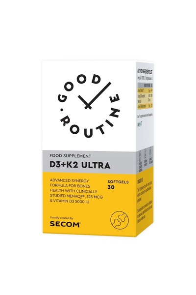 Secom Good Routine Daily D3+K2 Ultra , 30 capsule