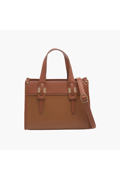 Adore Textured Tote Bag with Detachable Strap