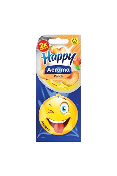 Aeroma Odorizant auto din carton, Happy x2, Piersică