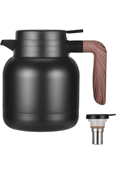 HXD Zoomlion 1.2L Insulated Vacuum Jug with Tea Filter – Stainless Steel Ther...