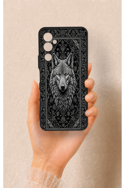 Vip Case Tecno Pova Neo 2 Uyumlu Etnik Kurt Desenli Silikon Kılıf