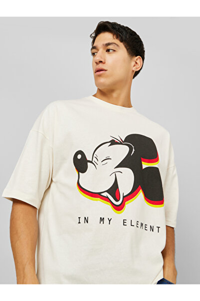 URBAN HAUL By Styli Disney Mickey Print Oversized T-shirt