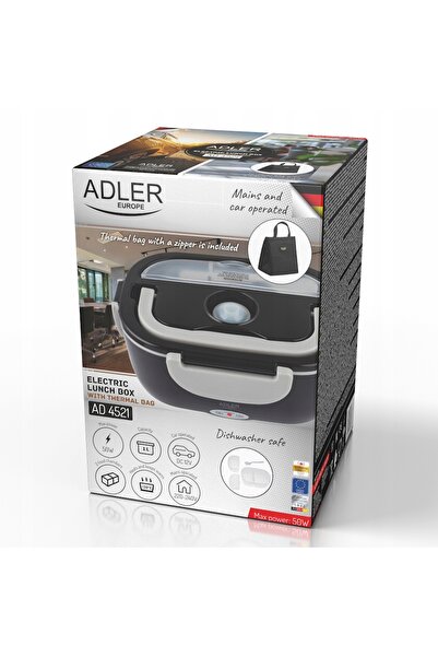 adler Cutie de prânz electrică încălzibilă cu geantă termică