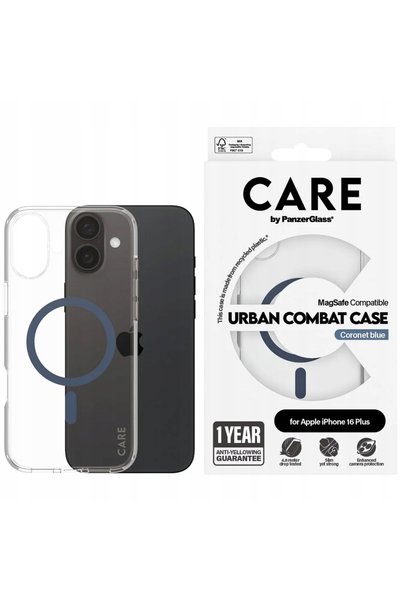 CARE by PanzerGlass® Husă pentru iPhone 16 Plus, PanzerGlass Flagship pentru ...