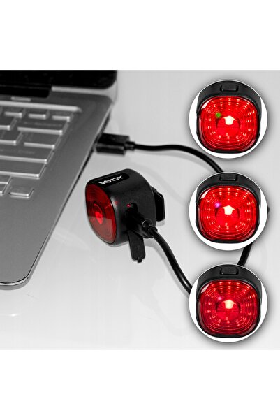 NO BRAND KIT LUMINI BICICLETA FAȚĂ SPATE USB-C VAYOX