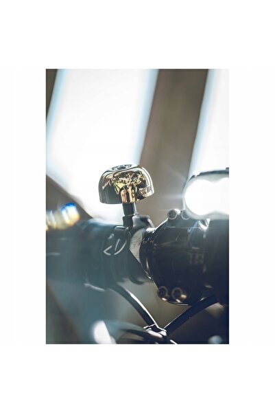 Lezyne Claxon de bicicletă Classic Brass S negru/negru OS