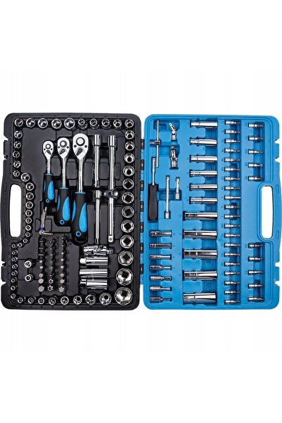 richmann Set de chei tubulare 1/4 1/2 3/8, robust, în cutie, 150 de piese