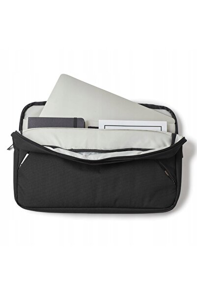 Lexon Geantă de laptop Premium+ subțire, până la 14 inch, neagră