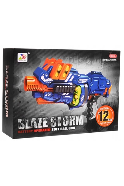 Ramiz Pistol de jucărie pentru copii CARABINER GUN pentru bile, 12 cartușe, B...