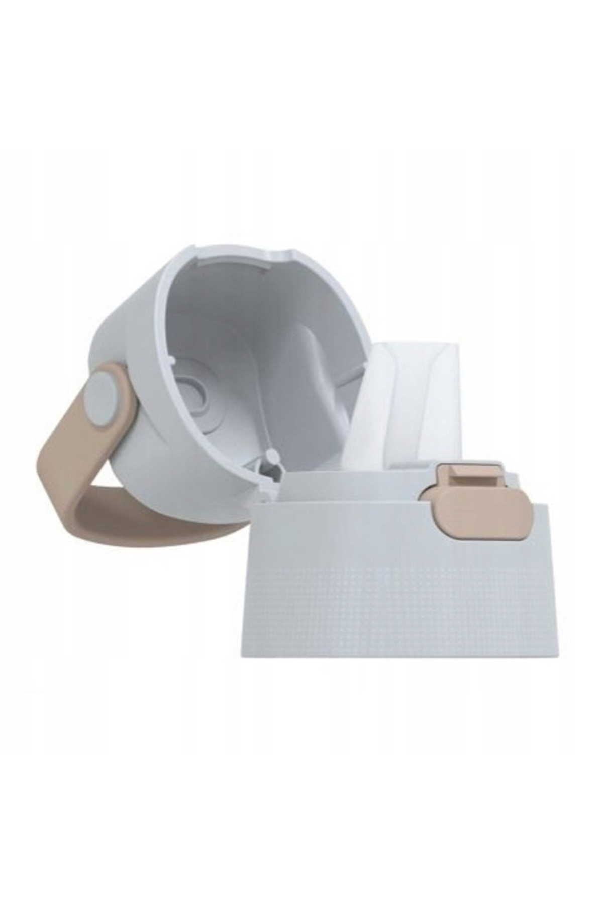 Dafi Filtru pentru sticlă solid cappuccino 0.7L + 2x cartuș filtrant pentru s...