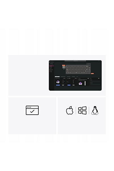 NO BRAND Tastatură wireless magnetică Keychron Q2 HE QMK 65% Nebula Q2H-P1