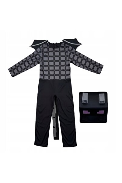 NO BRAND Costum de dragon 146/152 cm ENDERDRAGON Mărimea XL Salopetă Coadă Pă...