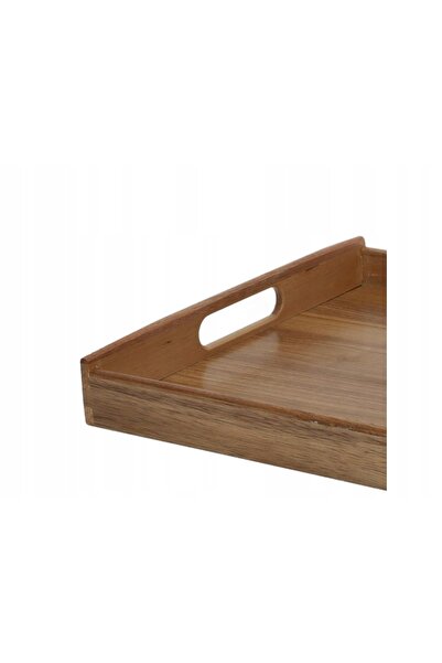 Excellent Houseware Tavă pentru servirea micului dejun, din lemn de salcâm, 4...