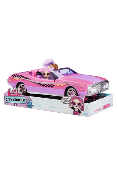L.O.L. SURPRISE LOL SURPRISE MAȘINUȚĂ ROZ PENTRU PĂPUȘI CITY CRUISER CABRIOLE...