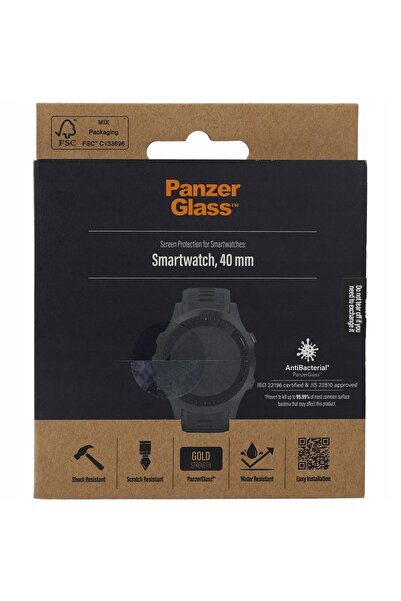 CARE by PanzerGlass® Sticlă pentru Smartwatch 40mm, PanzerGlass, călită, întă...
