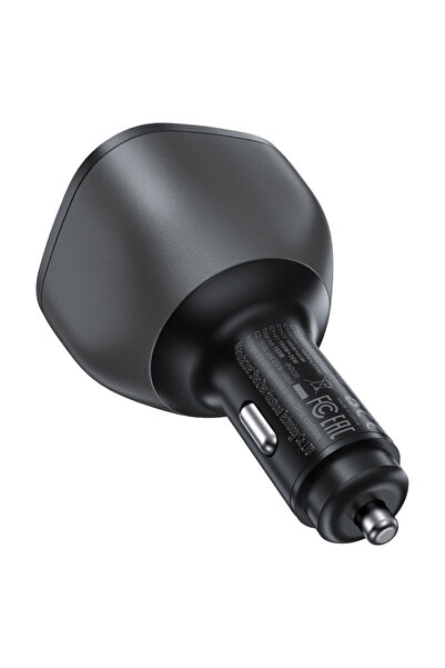 NO BRAND B14 165W 2x USB-C 1x USB-A Încărcător auto - Negru