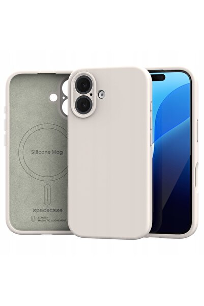 NO BRAND Husă pentru iPhone 16, Spacecase, din silicon, compatibilă MagSafe