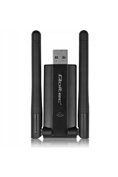 Qoltec Adaptor WiFi USB Wireless Dual Band 2 x 2dBi |   Standa