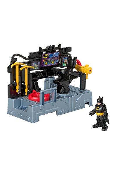 FISHER-PRICE BABY SET BATMAN: BAZĂ BATMAN CU LUMINI, CENTRU DE COMANDĂ + FIGU...