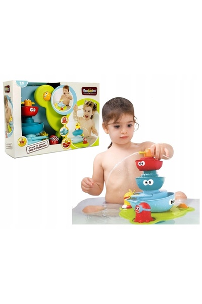 NO BRAND Fântână rotativă cu bărci și figurine, jucărie interactivă Yookidoo