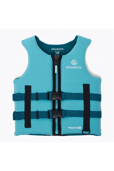 Aquastic Vestă de salvare pentru copii și tineri 50N, albastră, cu flotabilitate