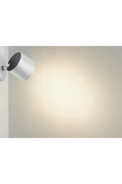 Philips Spot LED rotund de tavan, alb