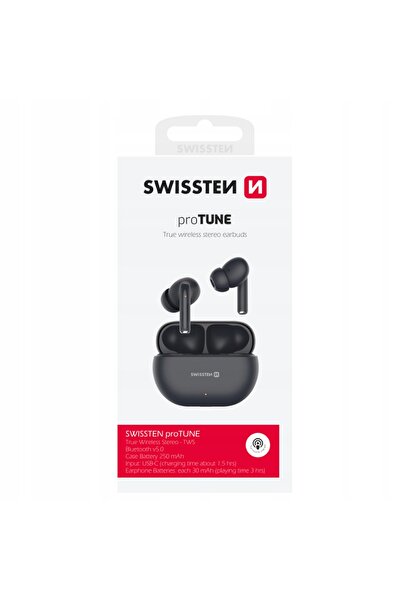 SWISSTEN Căști Bluetooth TWS Pro Tune - Negru