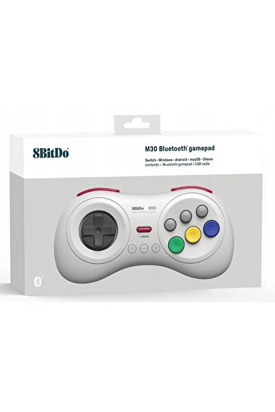 NO BRAND 8BitDo M30 Gamepad wireless Bluetooth, controler de joc retro, joystick